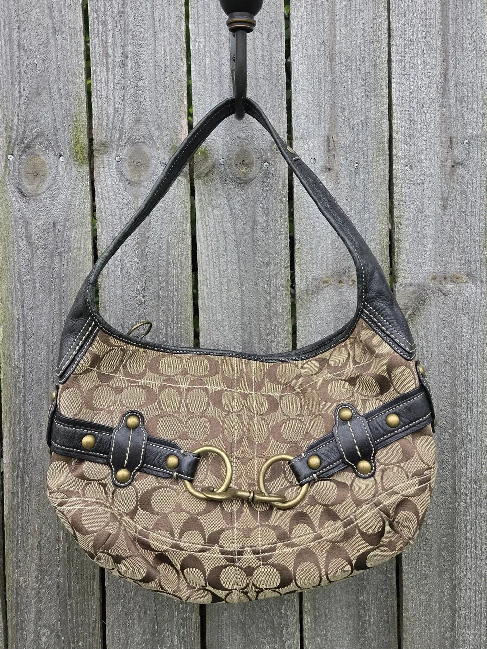 Coach | Bags | Vintage Coach Ergo Signature Belted Horsebit Hobo